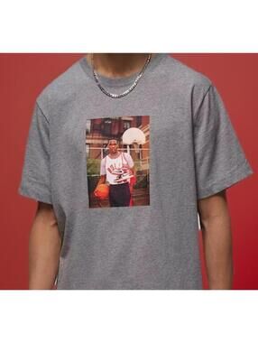 $40 Nike Men's Air Jordan Brand Photo T-Shirt (Carbon Heather) HJ2354-091 Sz XL